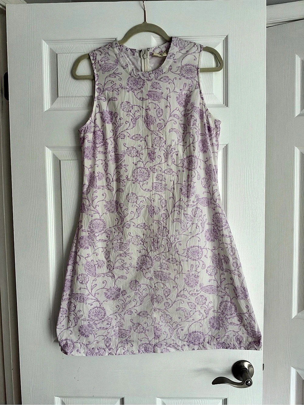 Julia Amory Baby Jane Poplin Dress in the Lavender Petunia print.